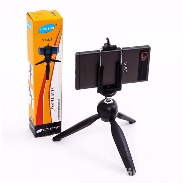 Chân Kẹp Điện Thoại Tripod Mini 3 chân FLOVEME MT01 (Kèm Đầu Kẹp), Kẹp Điện Thoại Bạch Tuộc 3 Chân