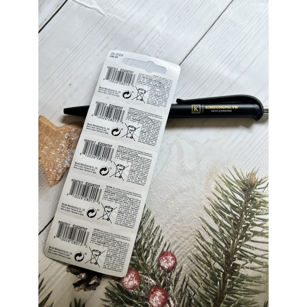 Pin đồng hồ Sony SR512SW 355 vỉ 1 viên