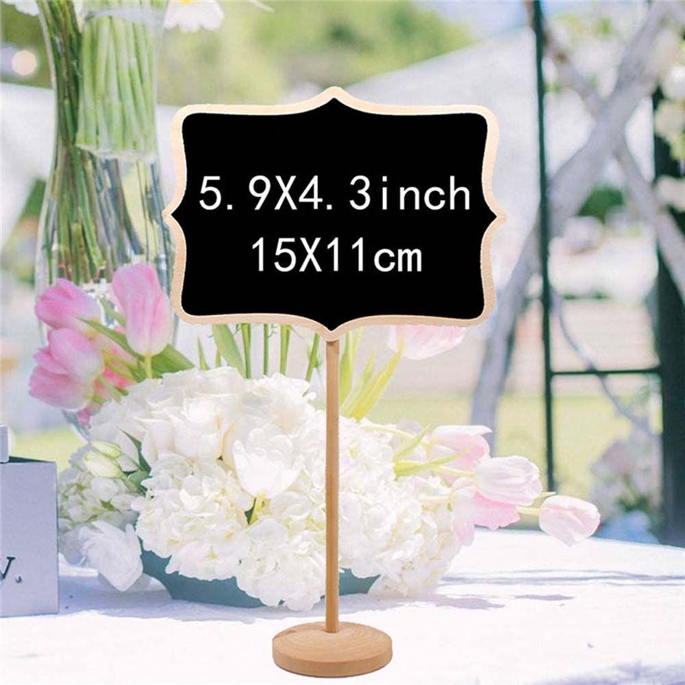 Giá Đỡ Bảng Đen Ghi Chú Bằng Gỗ Dùng Trong Nhà Hàng / Tiệc Cưới / Sinh Nhật