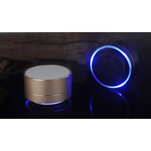 Loa bluetooth A10 mini vỏ nhôm di động ( tặng kèm 1 đèn led usb siêu sáng)