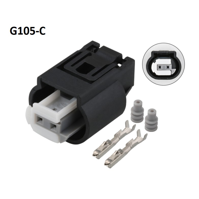 G105-Giắc cắm cảm biến nhiệt độ ngoài trời abs tốc độ bánh xe 2 lỗ