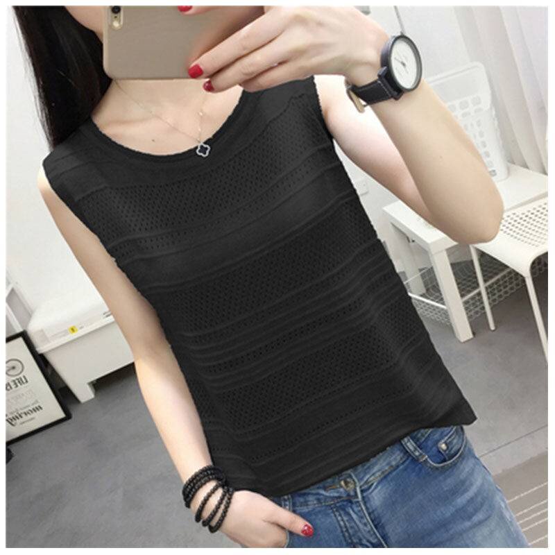 Áo Thun Không Tay Phong Cách Hàn Quốc Mới Dành Cho Nữ