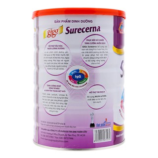 SỮA BỘT GIGO SURECERNA DIAMOND 900G