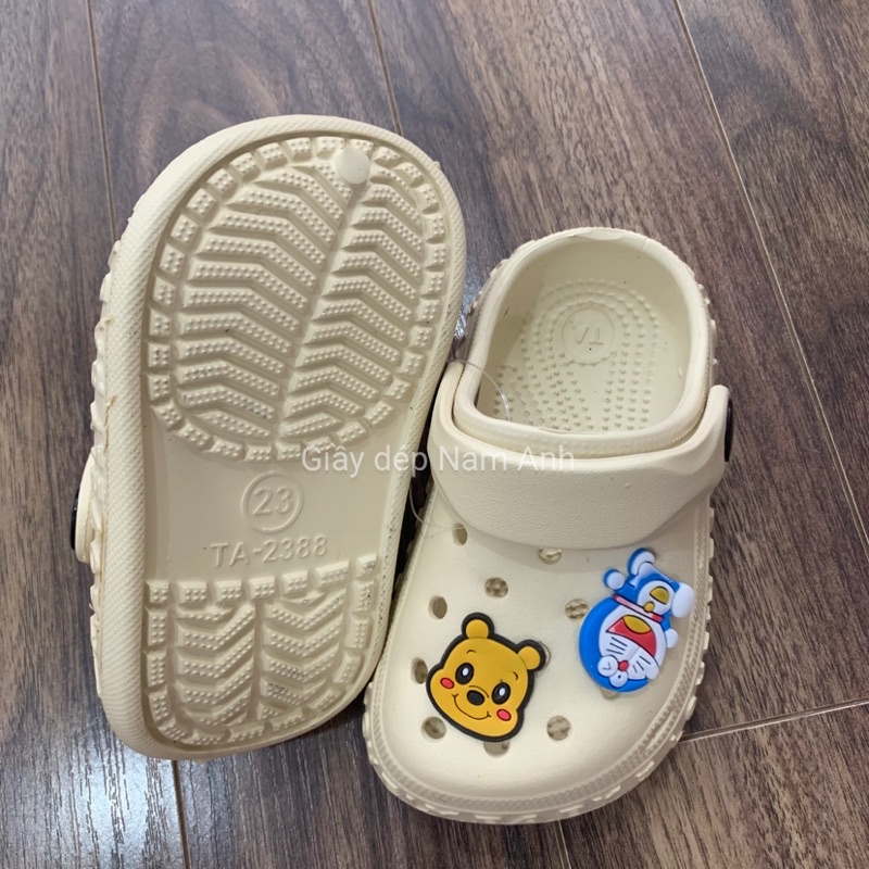 Dép sục tập đi cho bé hình doraemon mã số 2388( sticker gửi ngẫu nhiên)