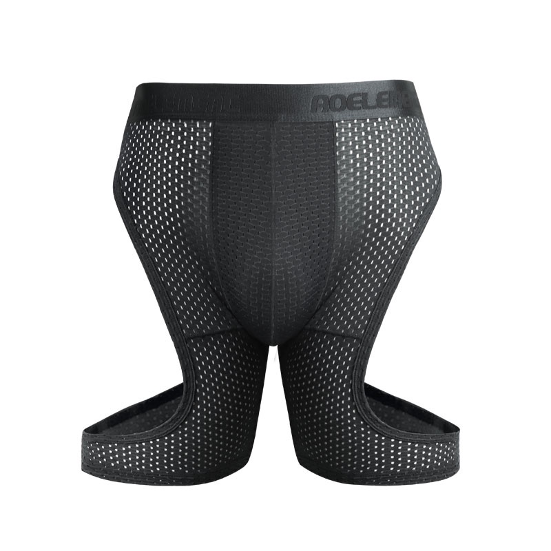 Quần Lót Boxer Thể Thao Bằng Lụa Mát Cỡ Lớn Chống Rách Dành Cho Nam 211