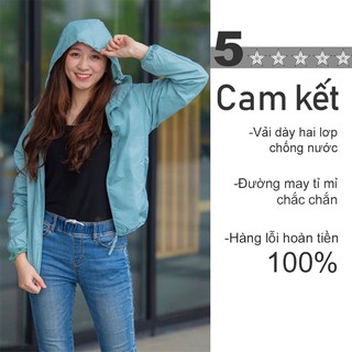 ÁO KHOÁC GIÓ ☀️SALE☀️ NỮ ÁO CHỐNG NẮNG 2 LỚP LÓT LƯỚI SIÊU NHẸ CHỐNG NƯỚC MÙA LẠNH HÀNG NHẬP KHẨU CAO CẤP