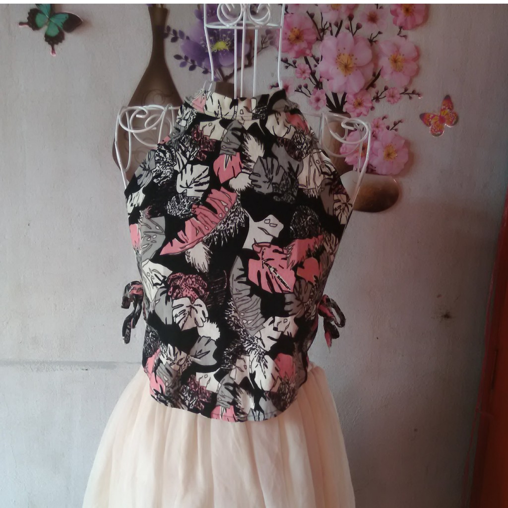 Thanh lý áo 3 lỗ yếm hoa vạt bầu