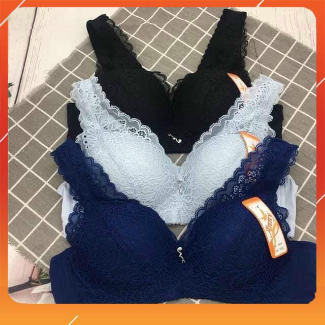 Áo lót nữ Thái ren cao cấp kiểu dáng bra không gọng đệm mút mỏng nâng ngực nhẹ nhàng A8893