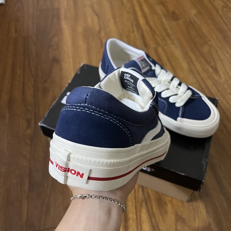 |CÓ SẴN| GIÀY SNEAKER VISION X ODD CIRKUS XANH THAN NAVY