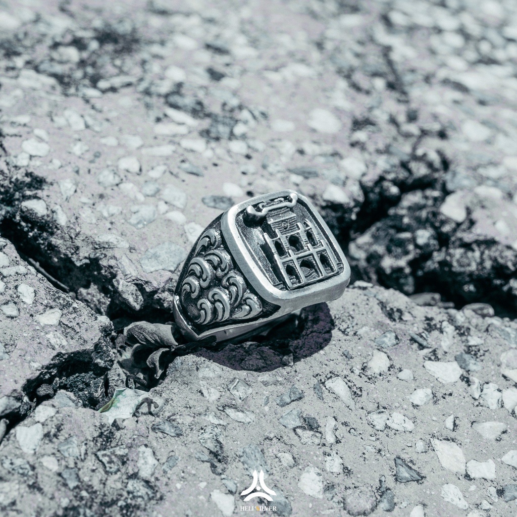 Nhẫn bạc nam Helios Silver Ha Noi Rings S925