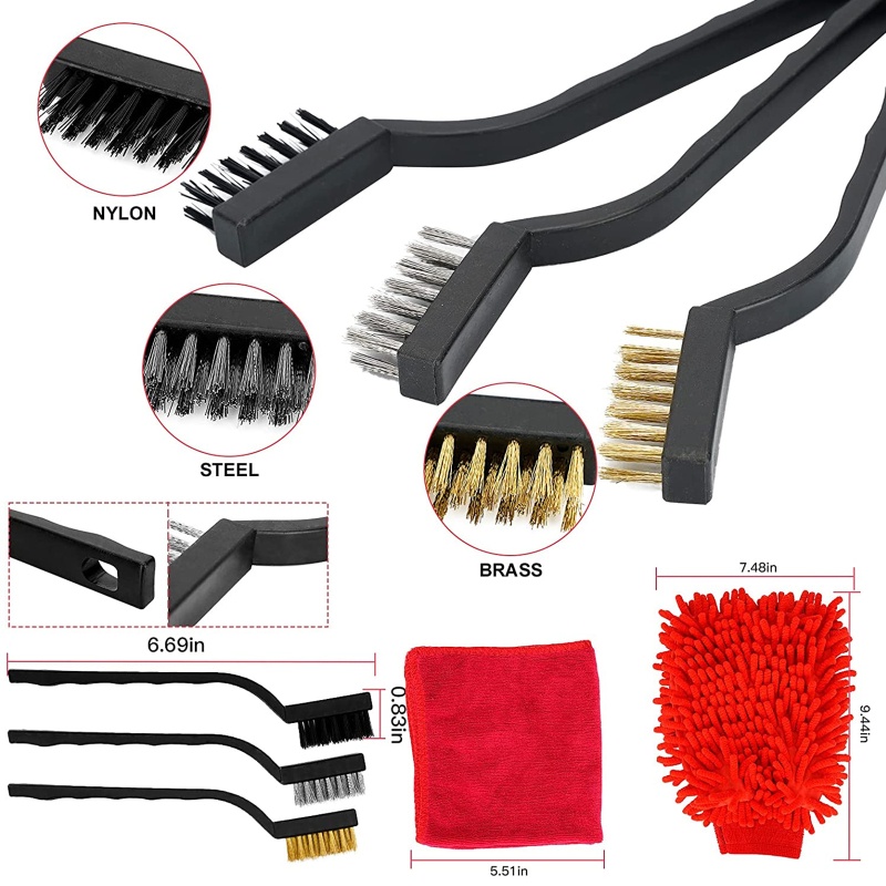 Set 16 Cọ Vệ Sinh Xe Hơi Gắn Máy Khoan Điện Tiện Dụng