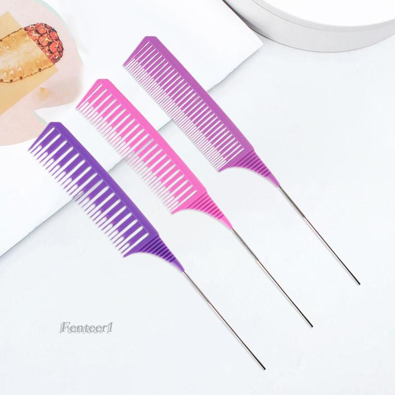 Bộ 3 Lược Tạo Kiểu Tóc Highlight Đa Năng Fenteer1 Dành Cho Nam Nữ