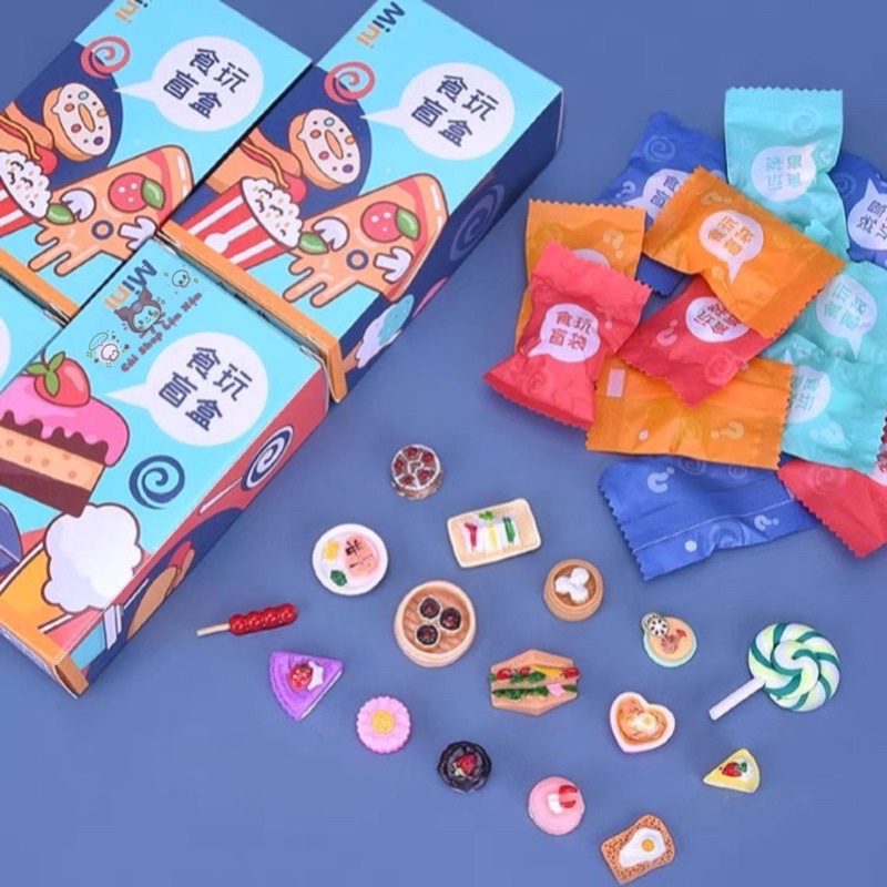 Blind Packs Mô Hình Đồ Ăn Mini