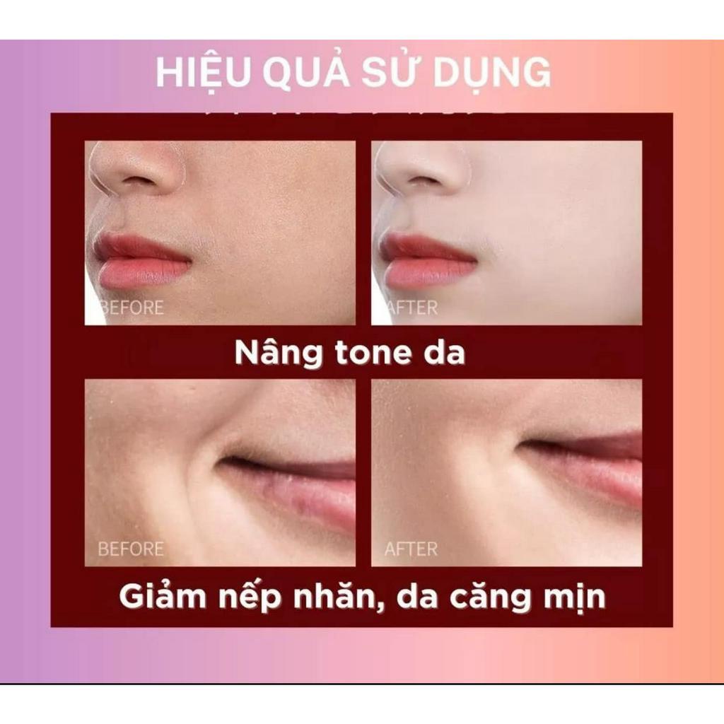 Hộp 20 Gói - Mặt Nạ Ngủ Thạch Collagen Căng Bóng Da Mịn Mướt Làm Đầy Lỗ Chân Lông
