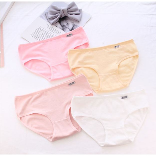 Quần chip lót nữ Pulo kháng khuẩn cotton thun lạnh dễ thương sexy gợi cảm rẻ đẹp - Đồ lót nữ A001