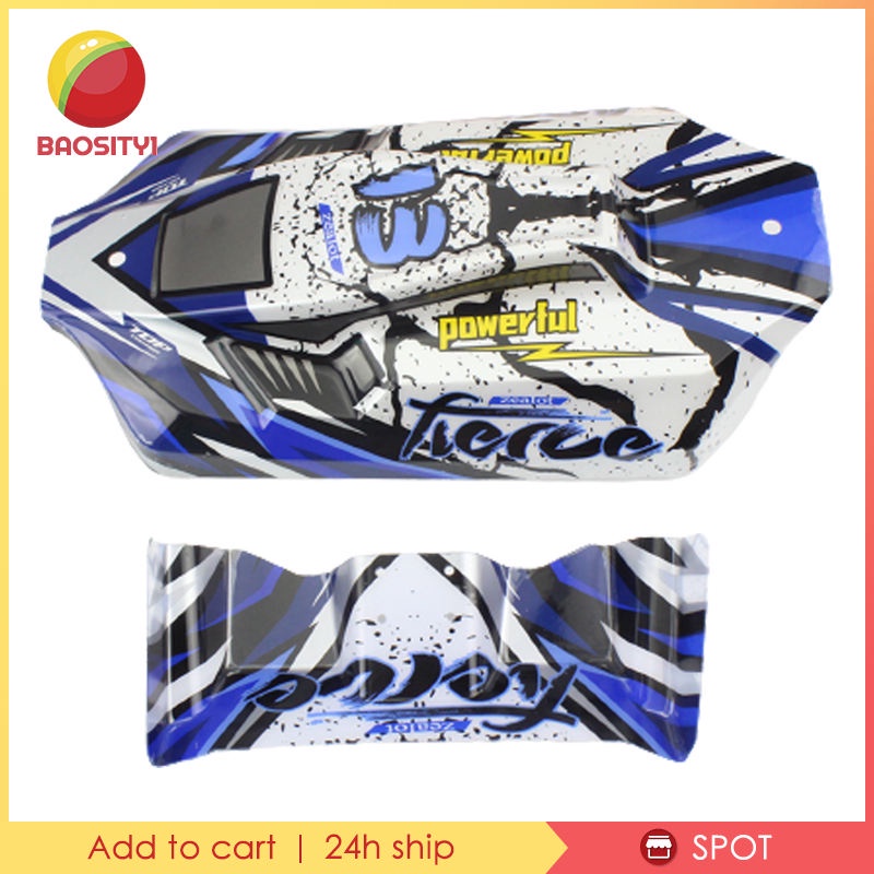 [Baosity1] Vỏ Nhựa Cho WLtoys 124017 Phụ Tùng Cho Xe Ô Tô Đồ Chơi Tỉ Lệ 1 / 12