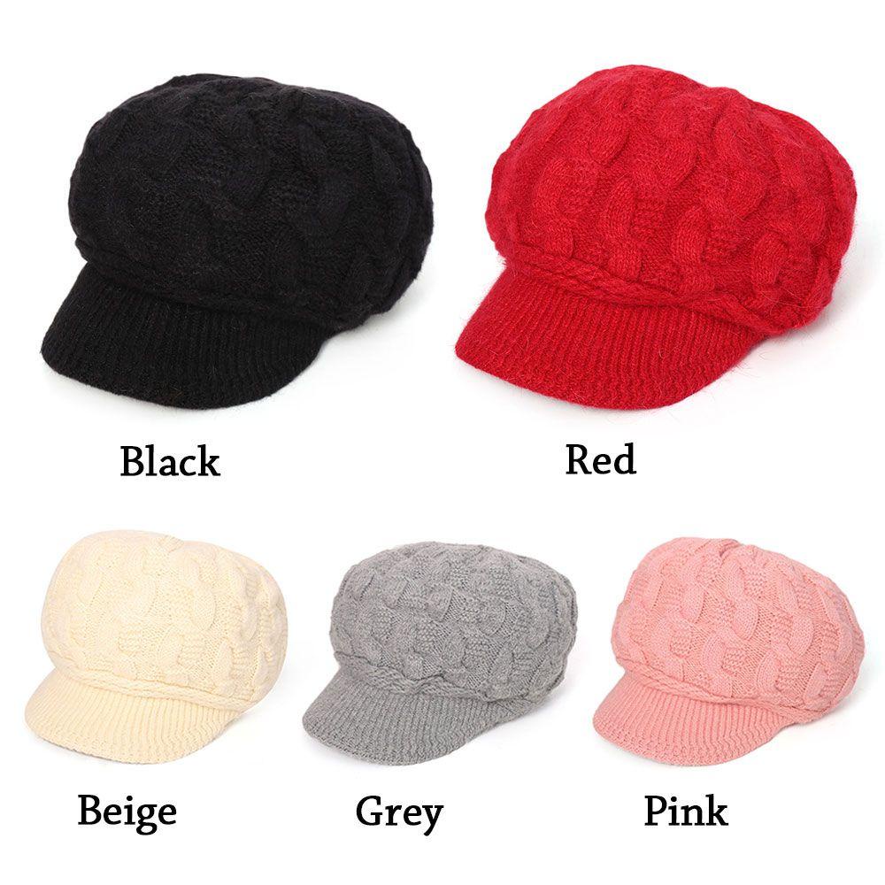 PINEVN Mũ Beret Lông Thỏ Giữ Ấm Cho Nữ