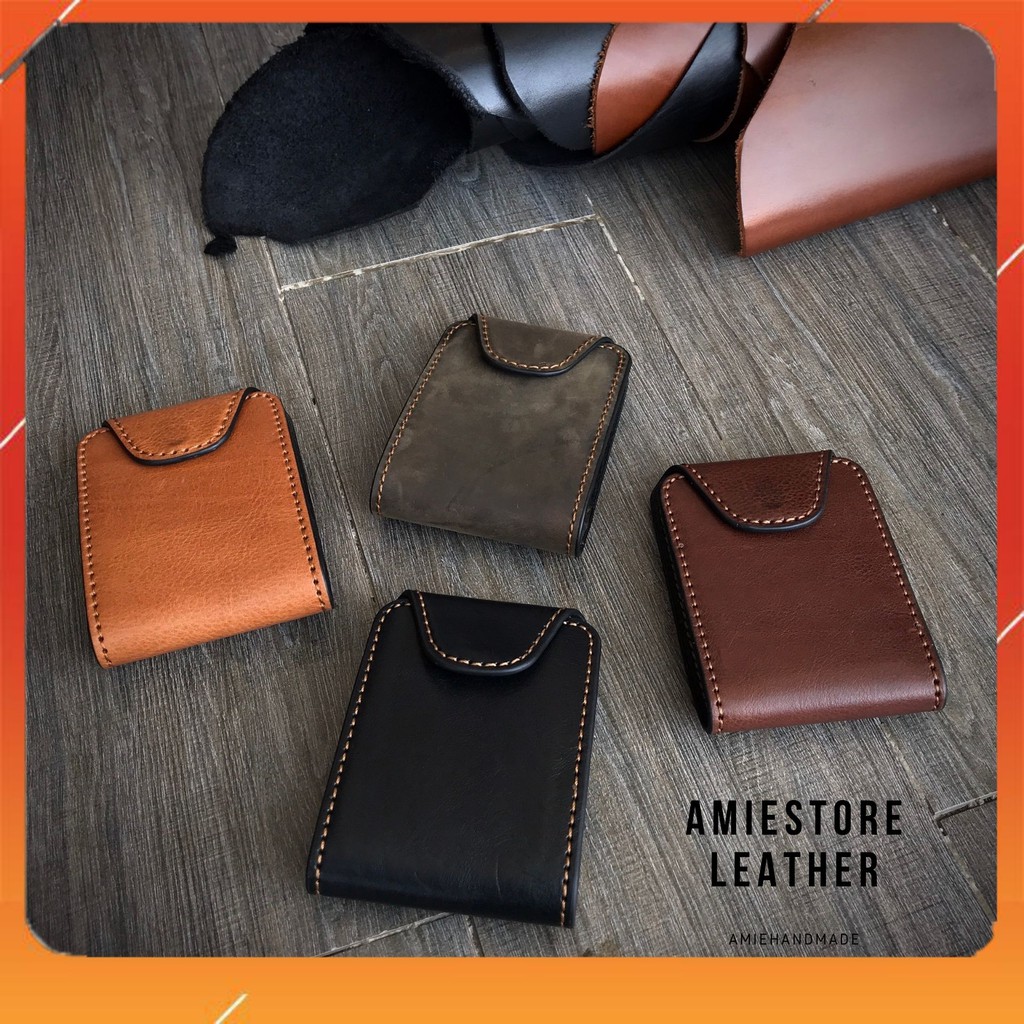 [ Uy Tín ] Ví Sen - Ví Sen Da Bò Thật - AmieStore Leather