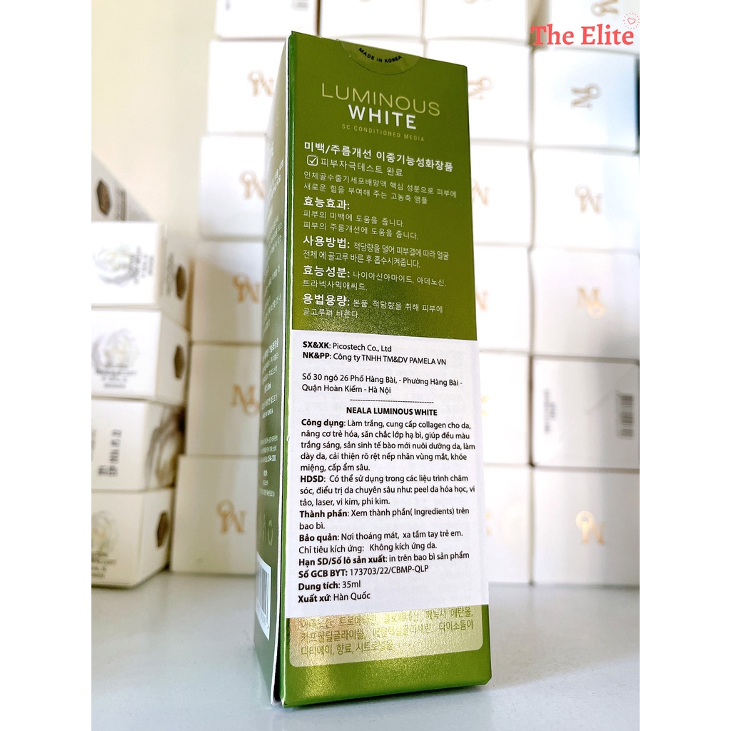 Tinh chất tế bào gốc Tuỷ Xương Luminous White Neala 35 ml siêu phục hồi tái tạo