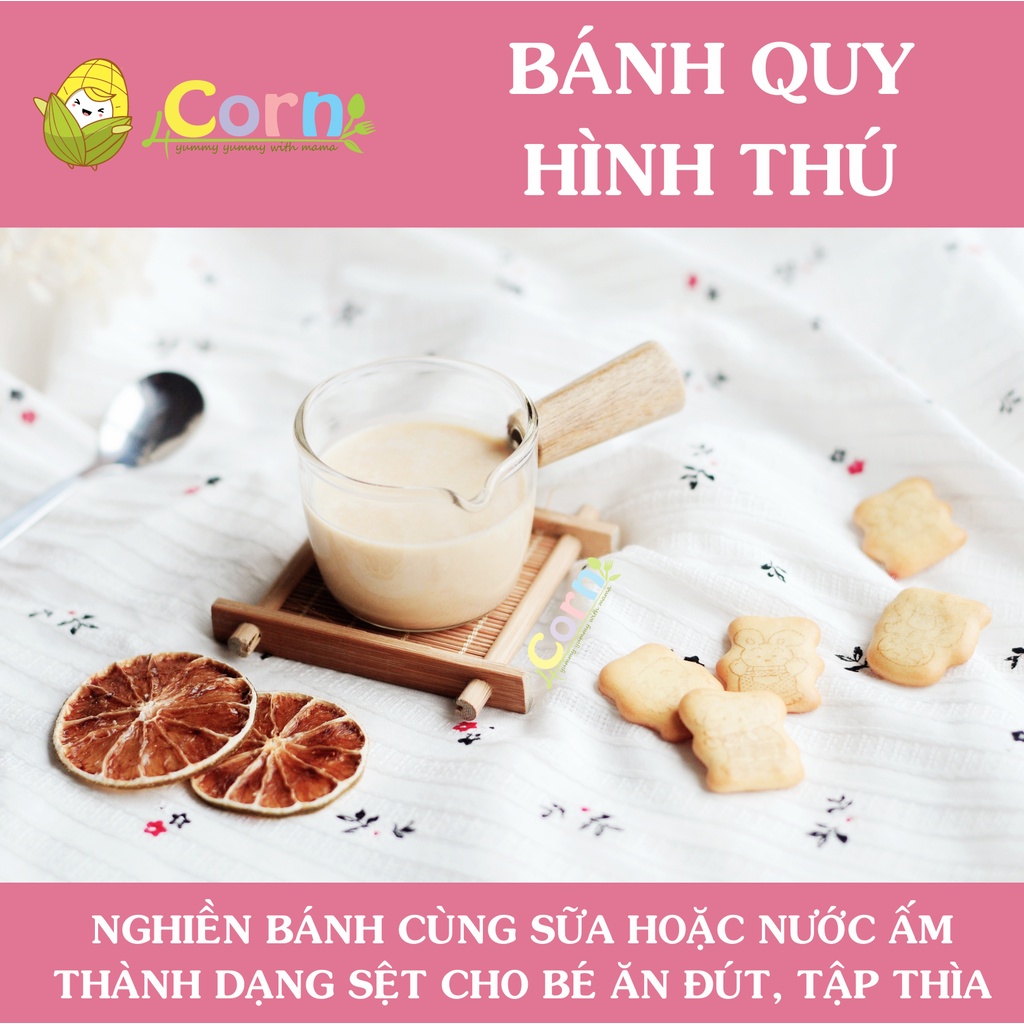 Bánh quy ăn dặm hình thú Nhật Matsunaga - Cho bé 9m+