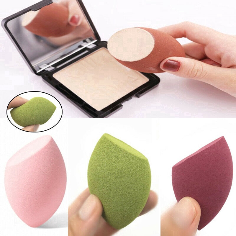 Mút trang điểm bằng xốp cắt xiên ôliu đánh nền dạng lỏng BB