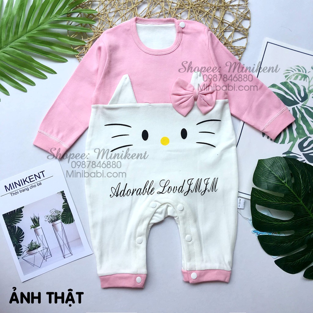 Áo body dài tay bé trai / bé gái vải cotton cute với nhiều mẫu 11-20