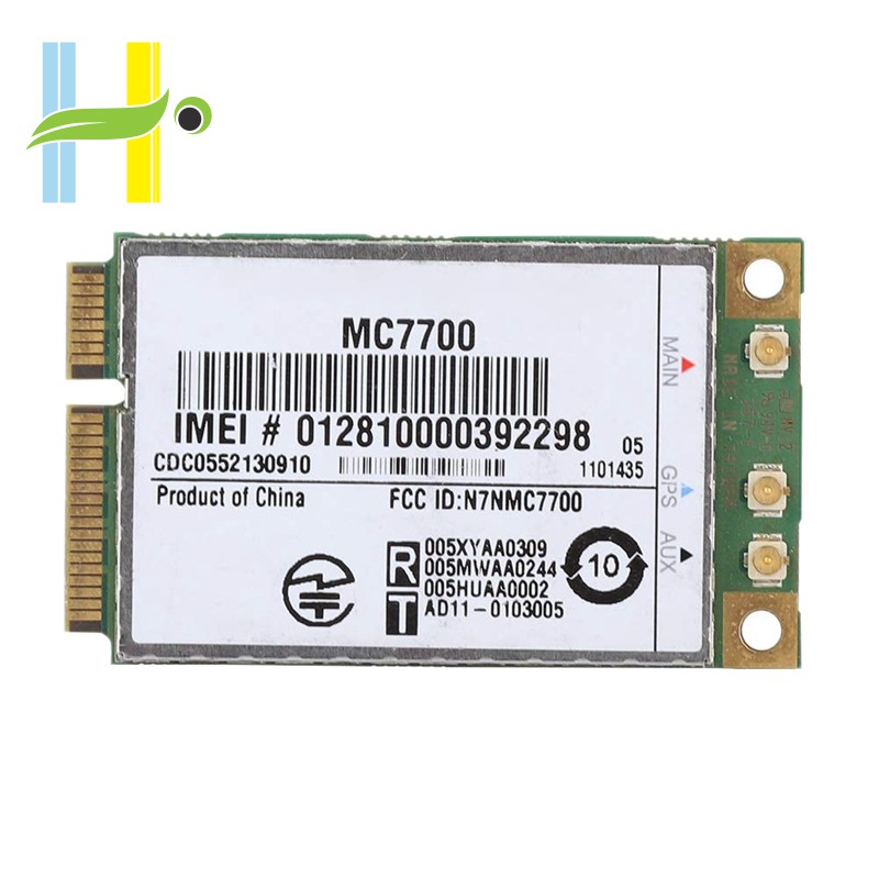Thẻ mạng không khóa MC7700 3G/4G WWAN cho Sierra AirPrime tốc độ 100Mbps 4G/3G GPS