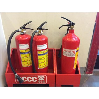 Kệ để 1 bình hoặc 2 bình chữa cháy