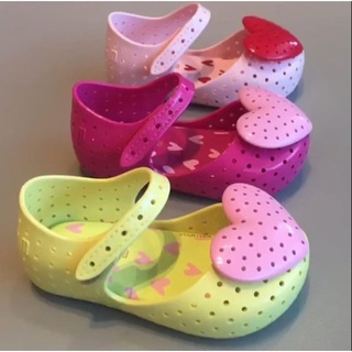2020 new Melissa children's shoes Melissa jelly shoes heart hole wrapped shoes children's shoes fragrant children's shoes