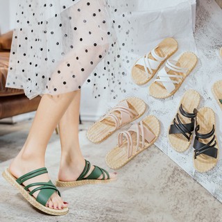 [❌GIÁ SỈ❌] Dép nữ sandal quai chéo đế giả cói vintage siêu mềm êm chân 88045 giá sỉ