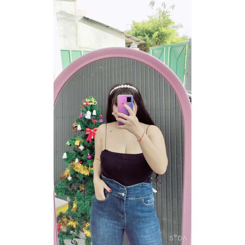 ÁO 2 DÂY BÚN CHẤT BORIP DÀY DẶN SIÊU CO GIÃN  🍎🍎🍎