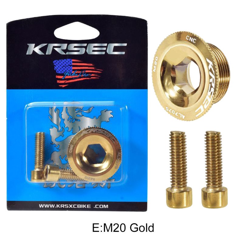 Nắp bịt vít trục khuỷu xe đạp bằng hợp kim nhôm m15 / m18 / m20 mtb bmx chuyên dụng