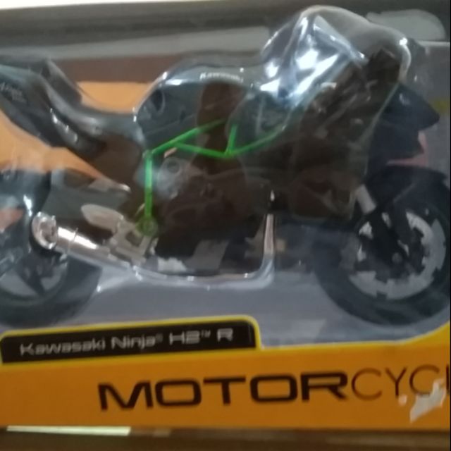 Mô hình moto Kawasaki Ninja h2r tỉ lệ 1:12