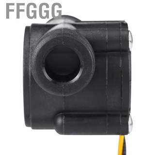 Ffggg Precision G3/4 Thread Water Flow Sensor Hall Effect Flowmeter 1-30L/min Black oe