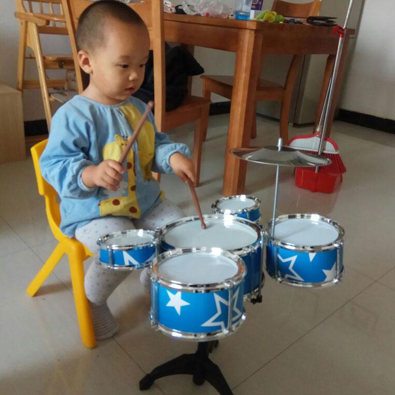 Trống đồ chơi cho trẻ em 3-6 tuổi mới bắt đầu học nhạc cụ