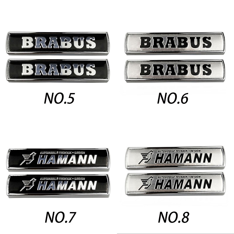 2 logo bằng kim loại AMG cho ô tô Mercedes Benz W210 W211 W203 W204