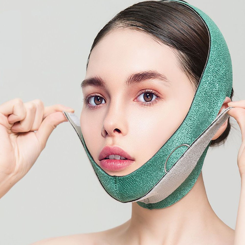 [Hàng mới về] Mặt nạ nâng cơ mặt mát xa làm thon gọn tạo cằm chữ V và chống nếp nhăn