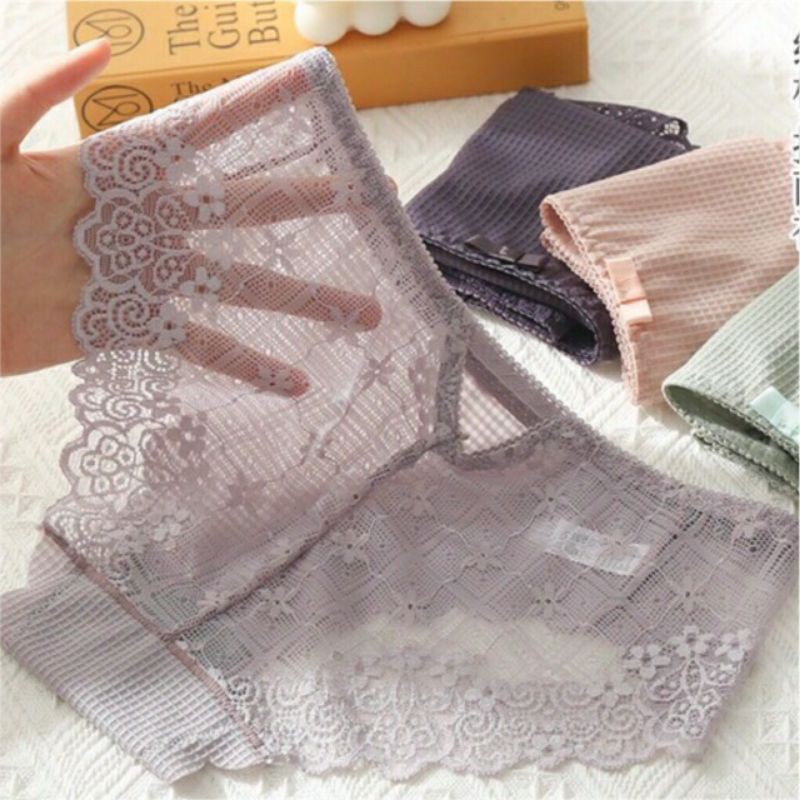 Set 5 Quần Lót Đúc Su Phối Ren Mã 2212