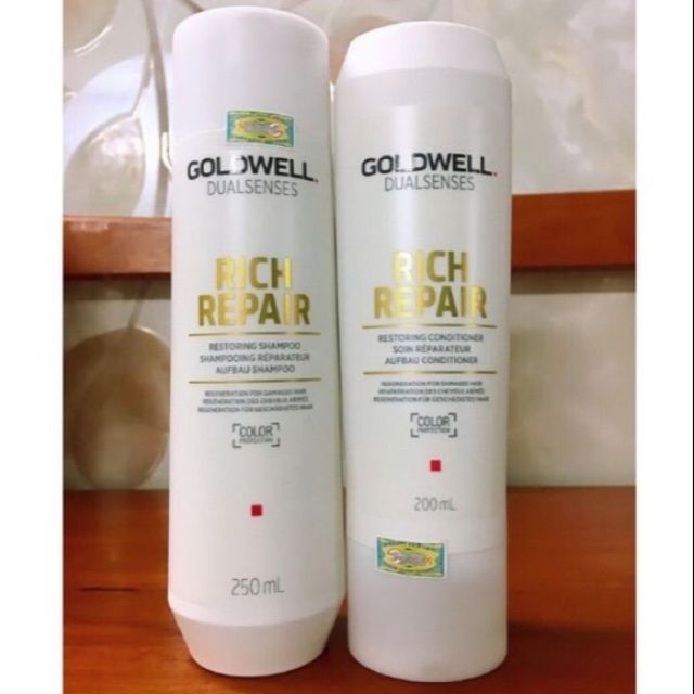 CẶP DẦU GỘI XẢ PHỤC HỒI TÓC HƯ TỔN GOLDWELL