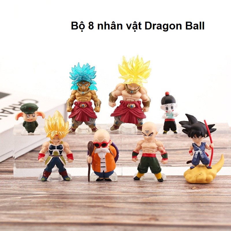 Bộ Sưu Tập Mô Hình Dragon Ball - Bộ 21 Nhân Vật Phim 7 Viên Ngọc Rồng Sưu tầm, Trang trí