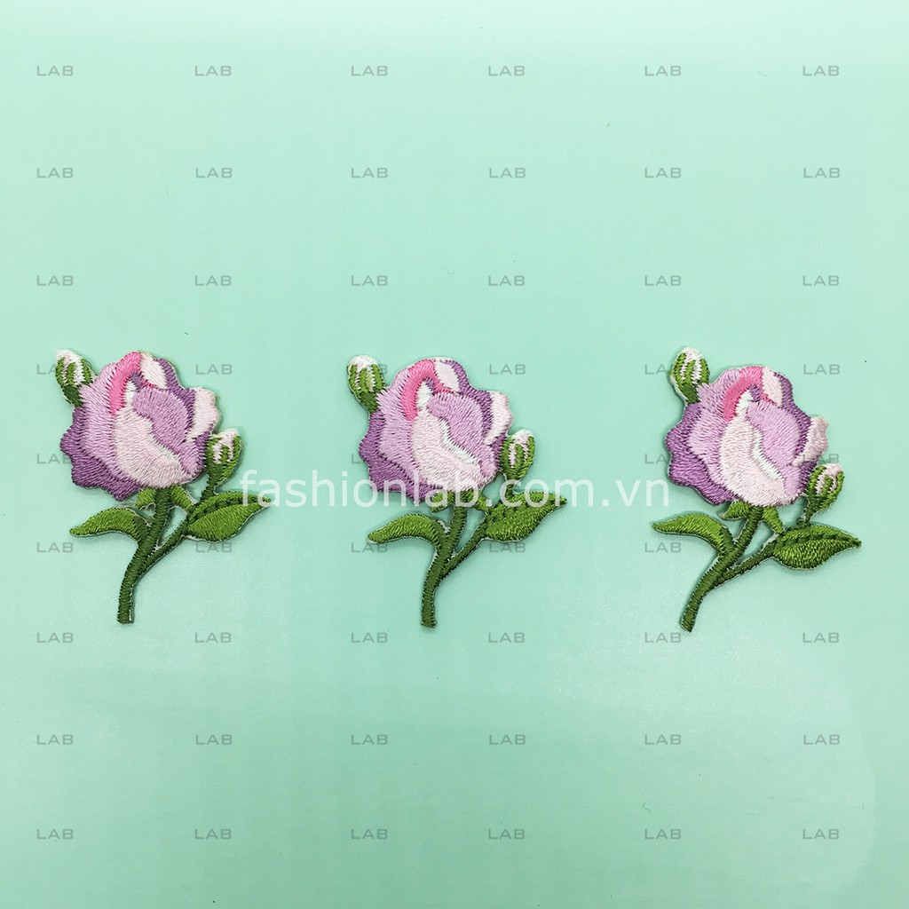 Hình thêu hoa nhỏ _mẫu 977 (1pc) #0205