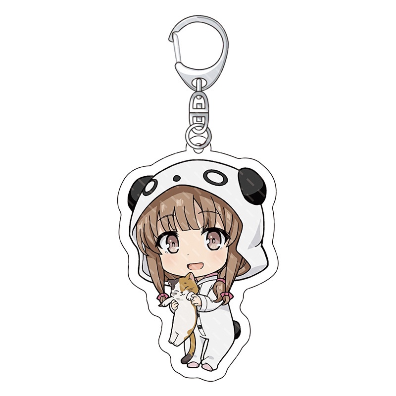 Móc Khóa Nhựa Acrylic Họa Tiết Anime Sakurajima Mai Phù Hợp Làm Quà Tặng