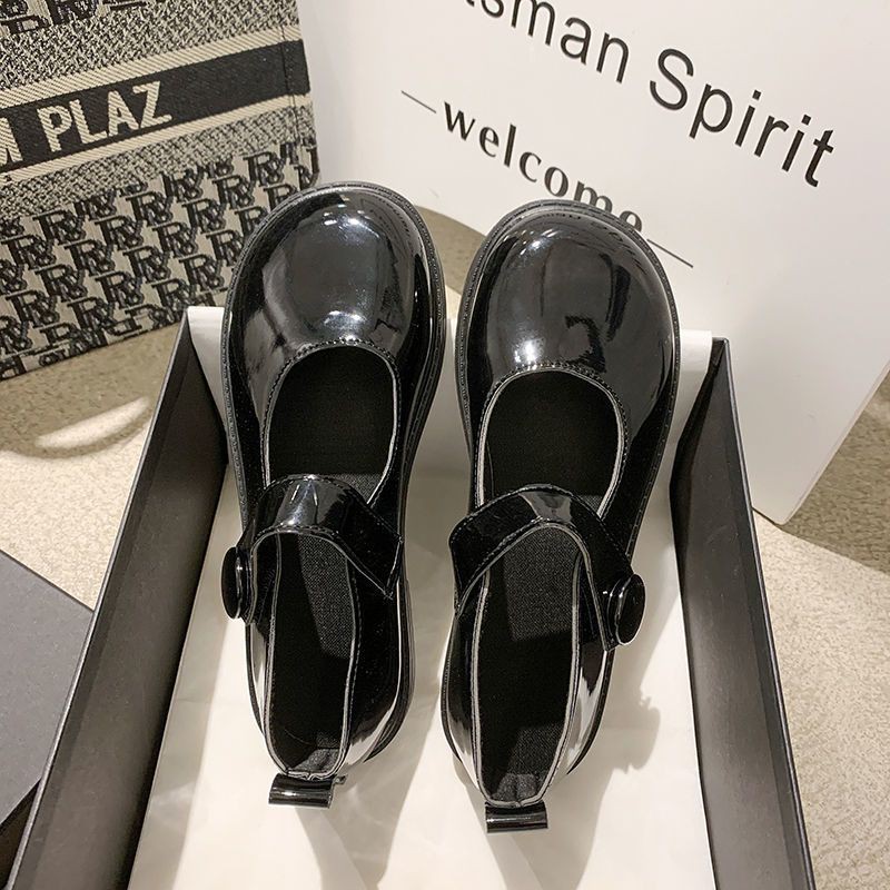 [Sẵn theo phân loại] Giày oxford Quảng Châu đế vuông cùng màu thanh lịch giày oxford búp bê bóng đế bằng | BigBuy360 - bigbuy360.vn