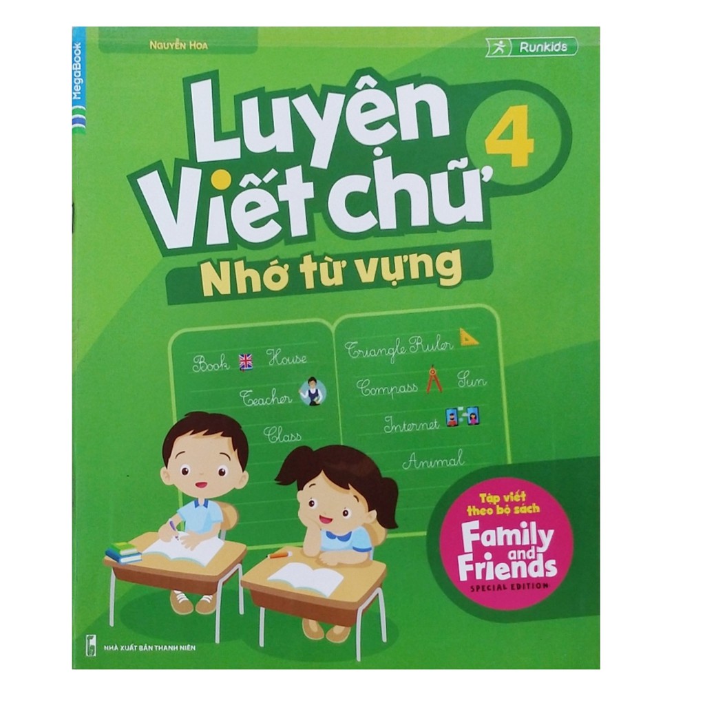 Sách - Luyện viết chữ nhớ từ vựng tập 4 family and friends