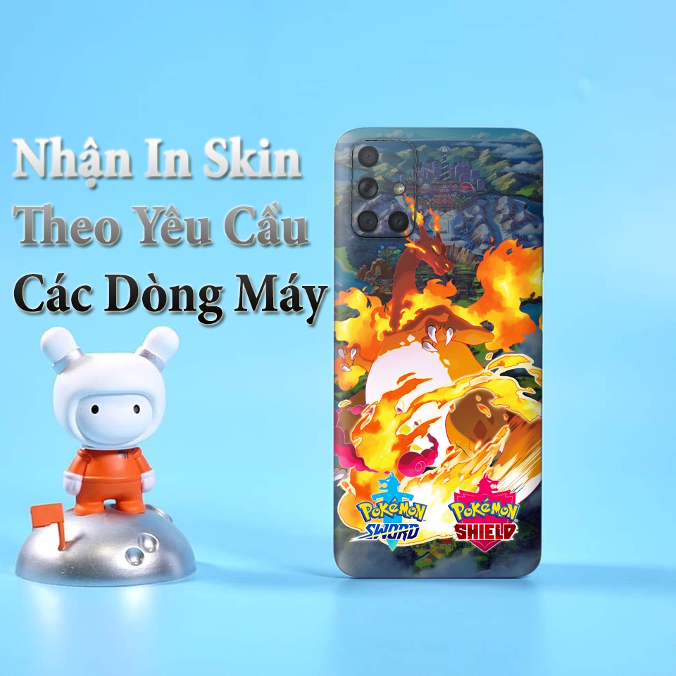Miếng Dán Skin Điện Thoại In Hình Pokemon Charizard Cho Iphone 7/ 8/ X/ 11/ 11 Pro Max/ 12/ 12 pro max/ 13/ 13 pro max