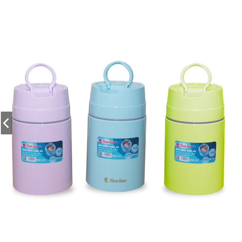 Hộp đựng thức ăn, ủ cháo giữ nhiệt Rạng Đông dung tích 1100 ml - Bình đựng thức ăn Rạng Đông giữ nhiệt 3 lớp