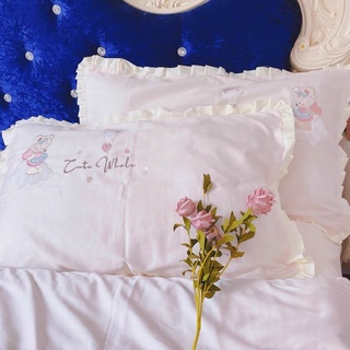 Bộ chăn ga gối Cotton Lụa 60S Trend Teddy Bear 🐻