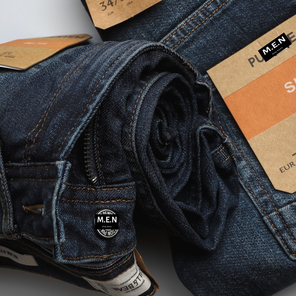 Quần Jean Xanh Wash PBear 2013