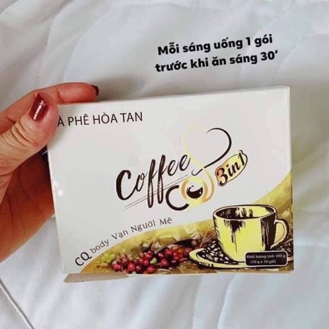CÀ PHÊ GIẢM MỠ CQ SLIM 3 IN 1