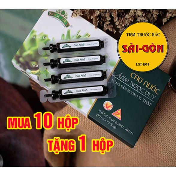 CAO NƯỚC ATISO_Hộp 10 ống [không đường]